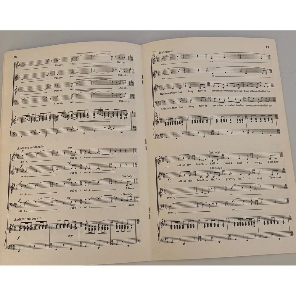 Man of‎ La Mancha Choral Sheet Music Mixed Voices S.A.T.B. Sam Fox Publishing